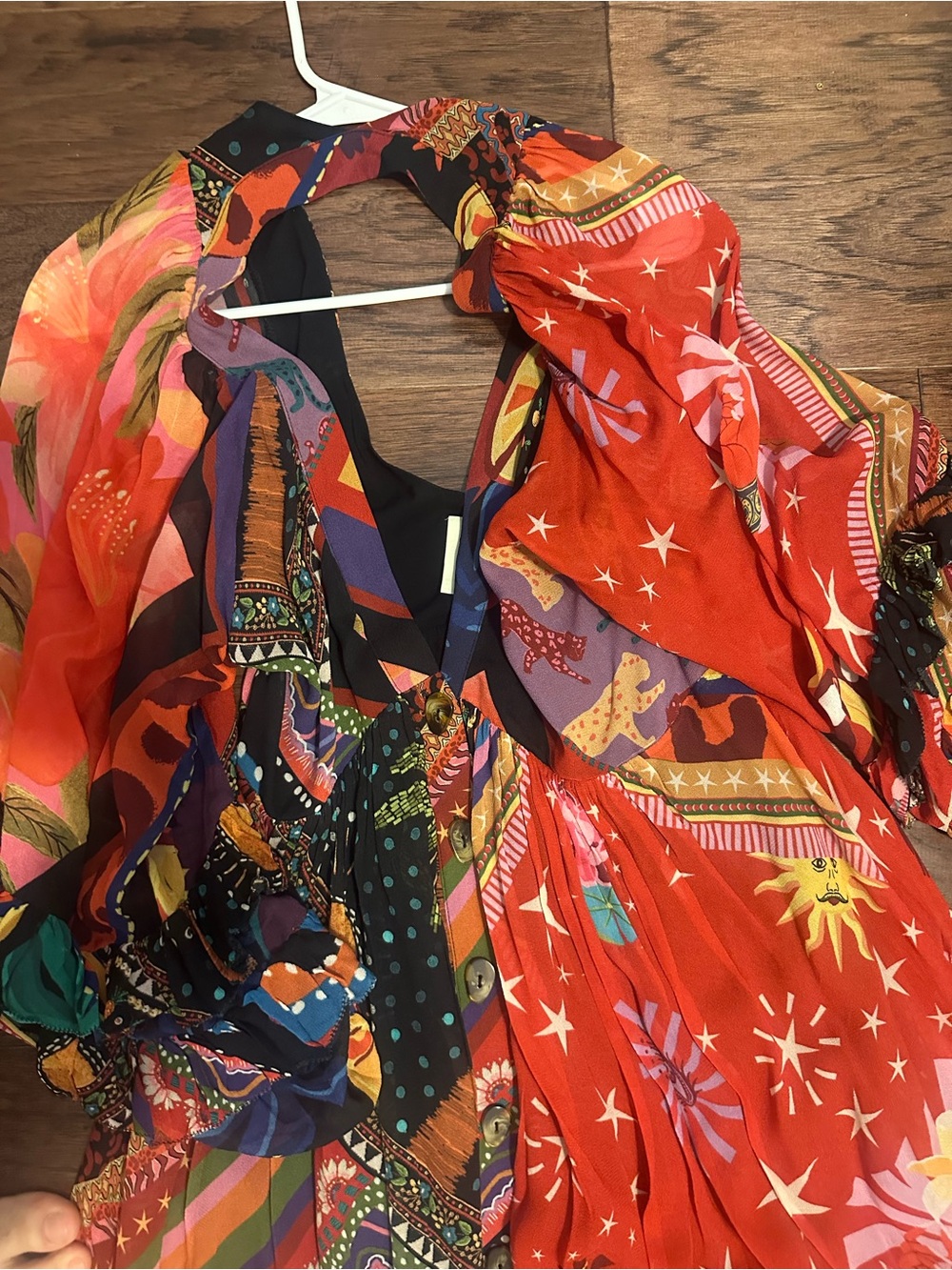 FARM Rio Girls' Multicolor dress - Red, Blue, Purple - Picture 7 of 8